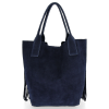 Dámská kabelka shopper bag Vittoria Gotti tmavě modrá VPOS9